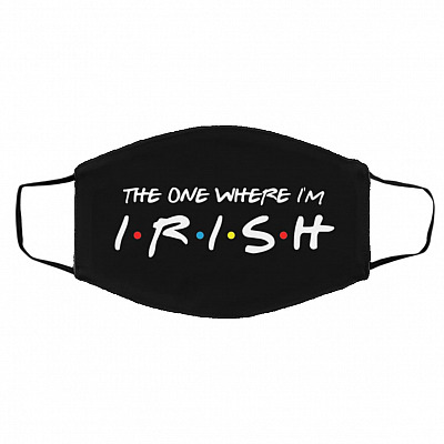 FMA Med/Lg Face Mask, Black, Cloth Face Cover – Medium/Large