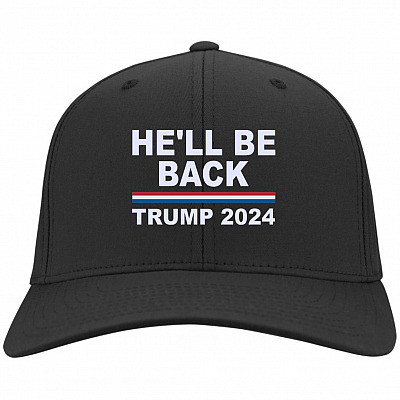 Trump 2024 Hat, Black, Twill Cap