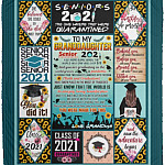 From Grandma To My Granddaughter, White, Cozy Plush Fleece Blanket - 50x60