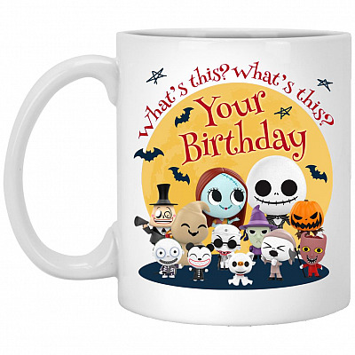 bday mug, White, 11 oz. White Mug