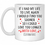Personalized If I Had Mug, White, 11 oz. White Mug