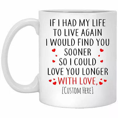 Personalized If I Had Mug, White, 11 oz. White Mug