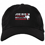 Joe Biden Very Bad Would Not Recommend Twill Cap - High-Profile Snapback Hat - Trucker Hat, Black, Brushed Twill Dad Cap