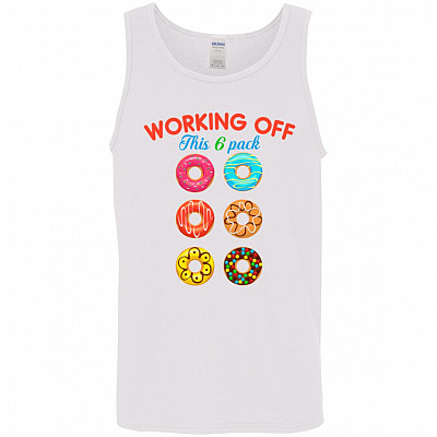 Working Off Tank Top, White, Unisex Tank Top