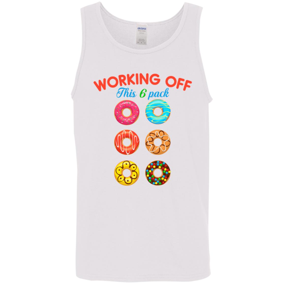 Working Off Tank Top, White, Unisex Tank Top Working Off Tank Top, White, Unisex Tank Top