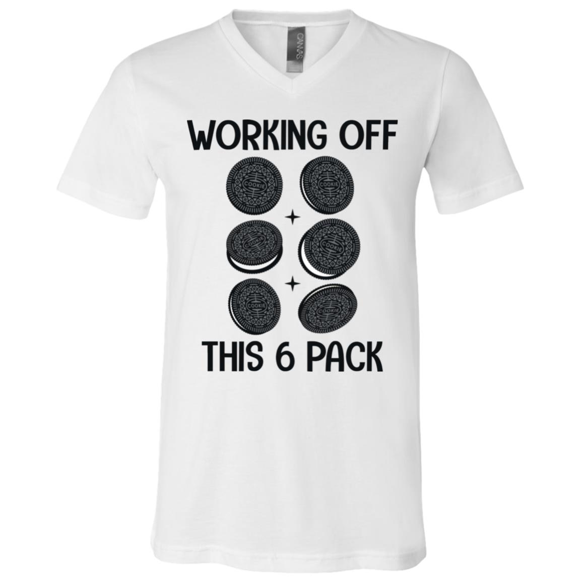 Oreos Tshirt, White, V-Neck T-Shirt