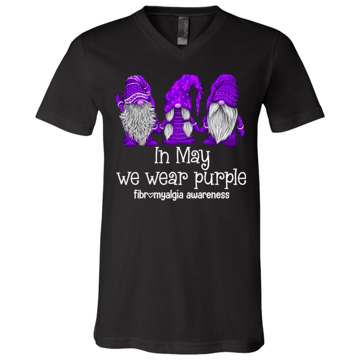 purple shirt, Black, V-Neck T-Shirt