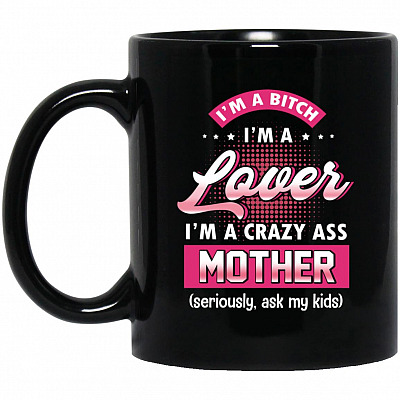 11 oz. Black Mug