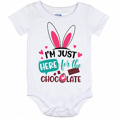 I'm Just Onesie, White, Baby Onesie - 12 Month