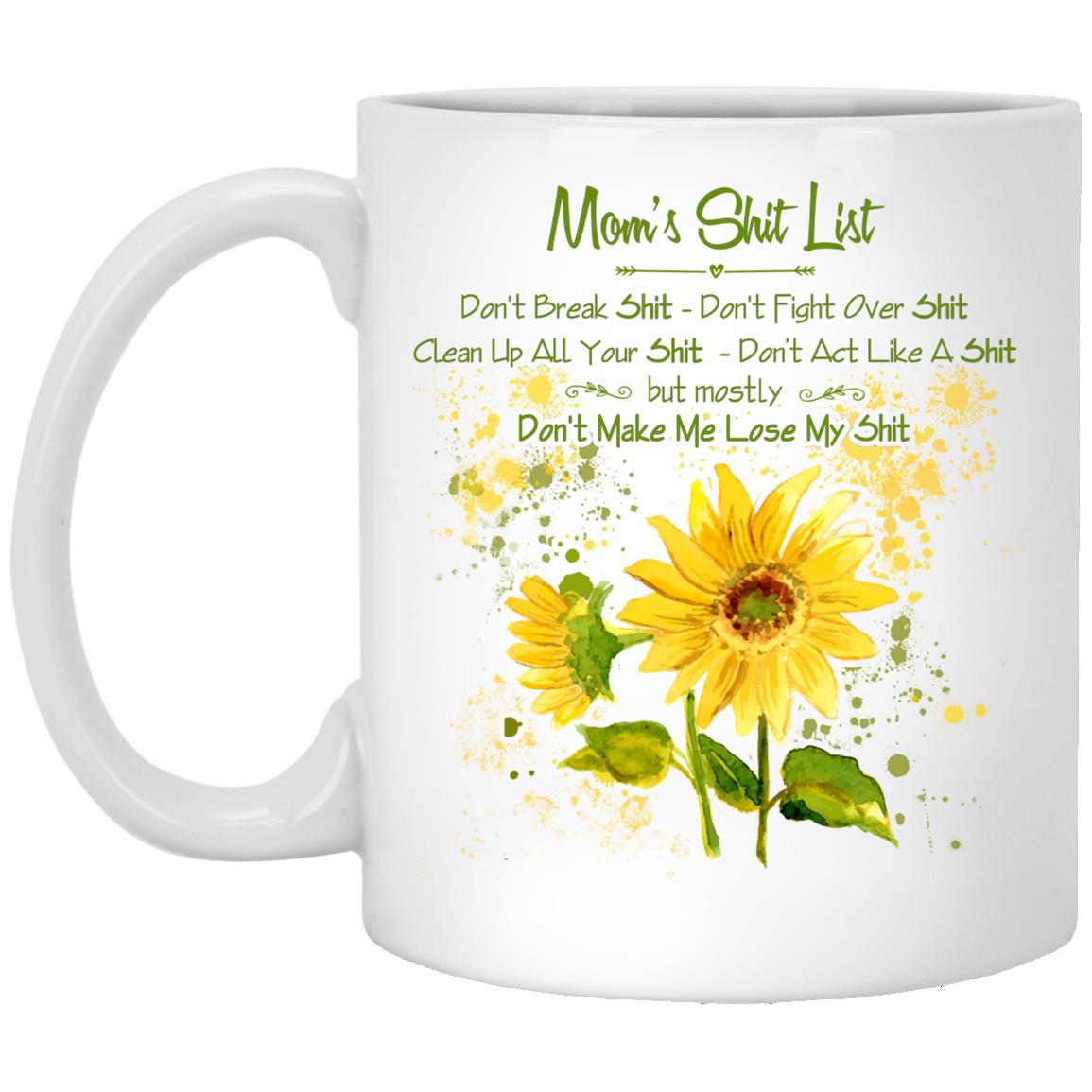 MOM MUG, White, 11 oz. White Mug