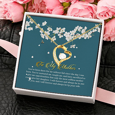 To My Mother I Will Always Be by Your Side Happy Mothers Day Gifts Forever Love Pendant Necklace