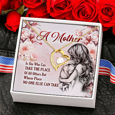 Mother Can Take the Place of All Others Happy Mothers Day Gifts Forever Love Pendant Necklace