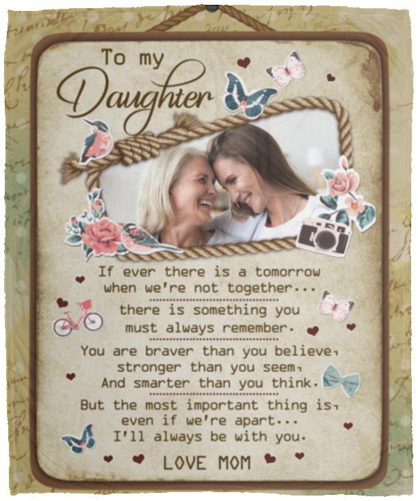 Personalized Photo Blanket, White, Cozy Plush Fleece Blanket - 50x60