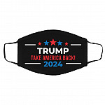 Trump Mask, Black, Cloth Face Cover – Medium/Large Trump Mask, Black, Cloth Face Cover – Medium/Large