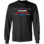 Trump Hoodie, Black, Long Sleeve