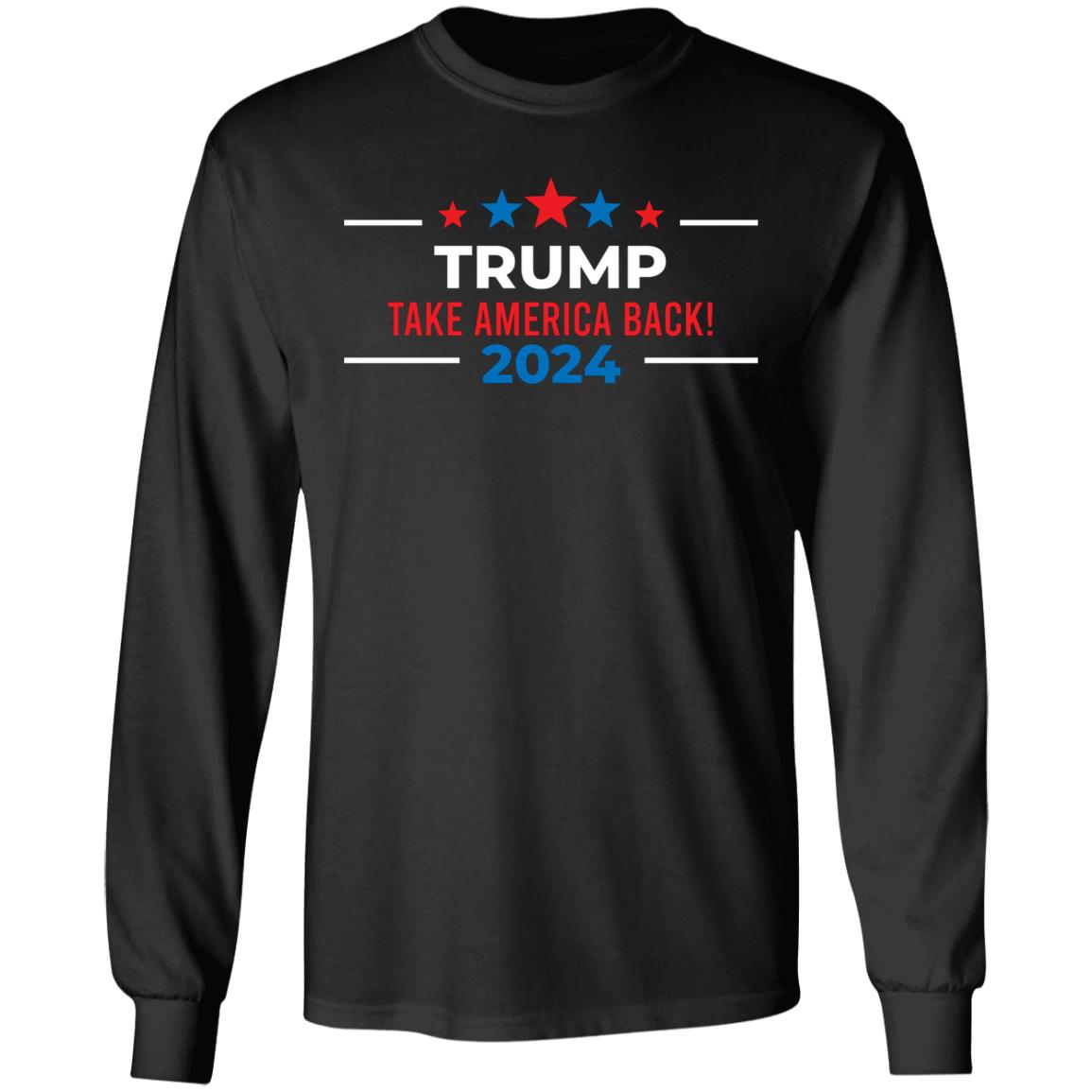 Trump Hoodie, Black, Long Sleeve
