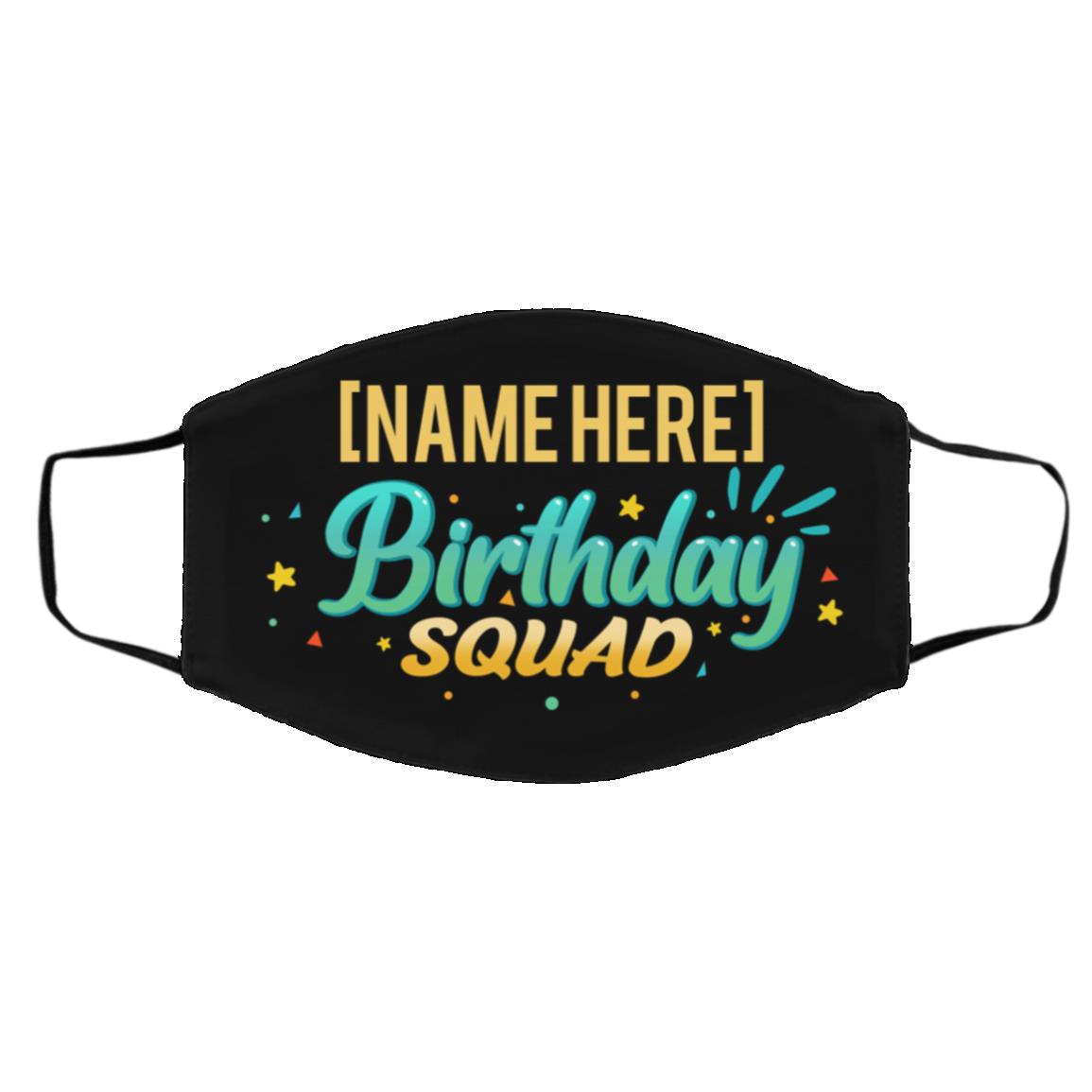 Personalized Mask, White, Cloth Face Cover – Medium/Large Personalized Mask, White, Cloth Face Cover – Medium/Large