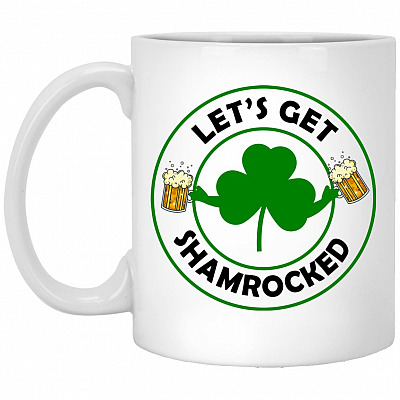 let's get mug, White, 11 oz. White Mug