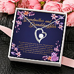 8Th. Grandmother and Granddaughter Forever Love Necklace (Silver) 4