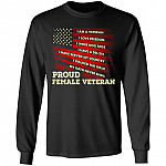 I Am A Veteran I Love Freedom Sleeve, Black, Long Sleeve I Am A Veteran I Love Freedom Sleeve, Black, Long Sleeve