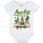 lucky baby, White, Baby Onesie - 12 Month