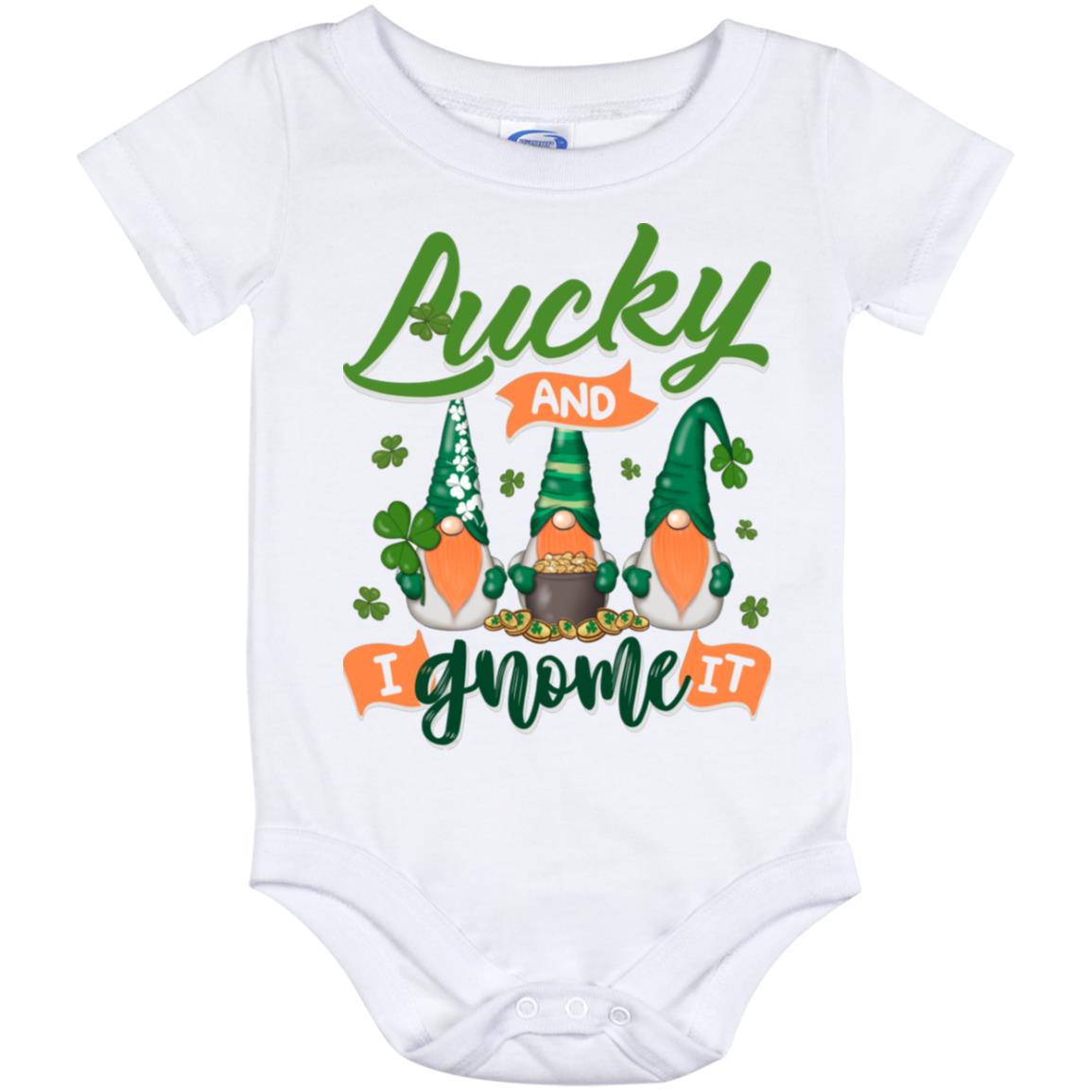 lucky baby, White, Baby Onesie - 12 Month