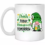 Shamrock Mug, White, 11 oz. White Mug
