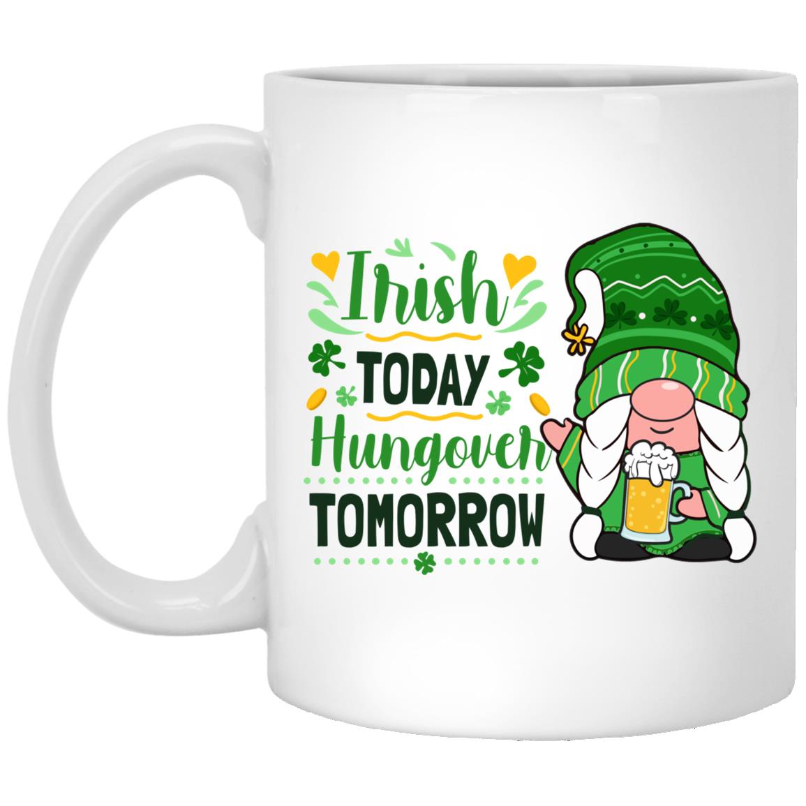 Shamrock Mug, White, 11 oz. White Mug