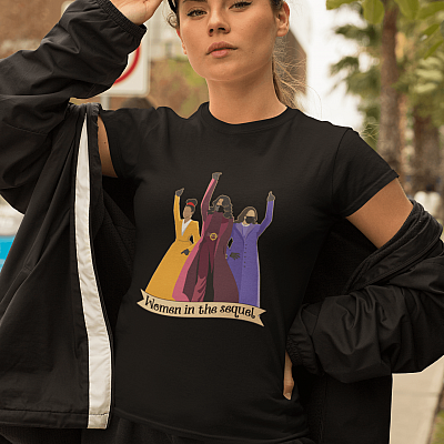 Alternative view of Kamala Michelle Amanda - Include Women in the Sequel Feminist T-shirt - V-neck