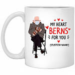 personalized berns mug, White, 11 oz. White Mug