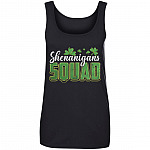 squad tank, Black, Ladies Tank Top