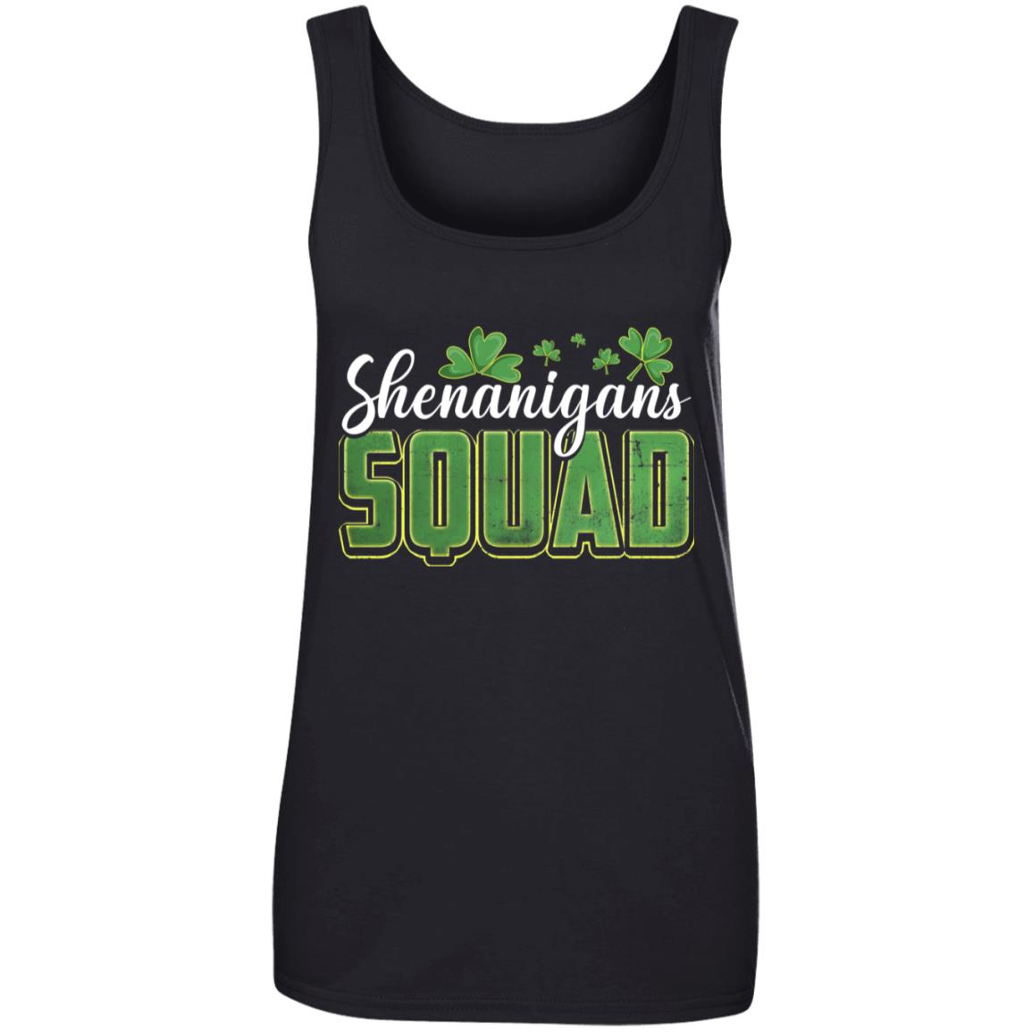 squad tank, Black, Ladies Tank Top