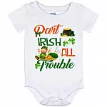 Part Irish baby onesie, White, Baby Onesie - 12 Month