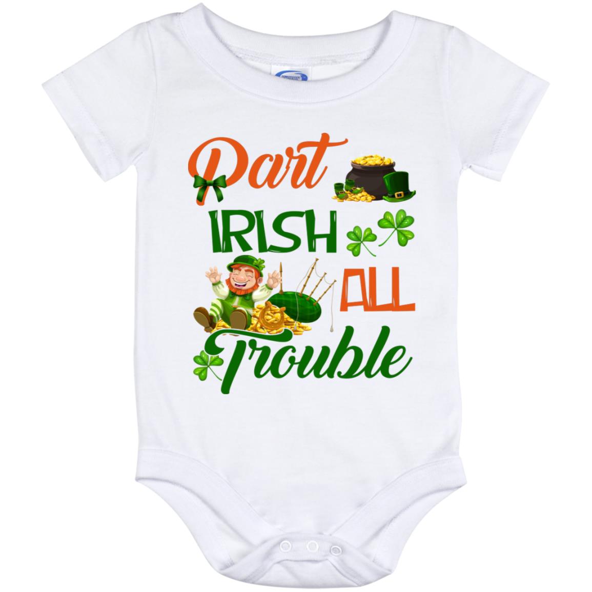 Part Irish baby onesie, White, Baby Onesie - 12 Month