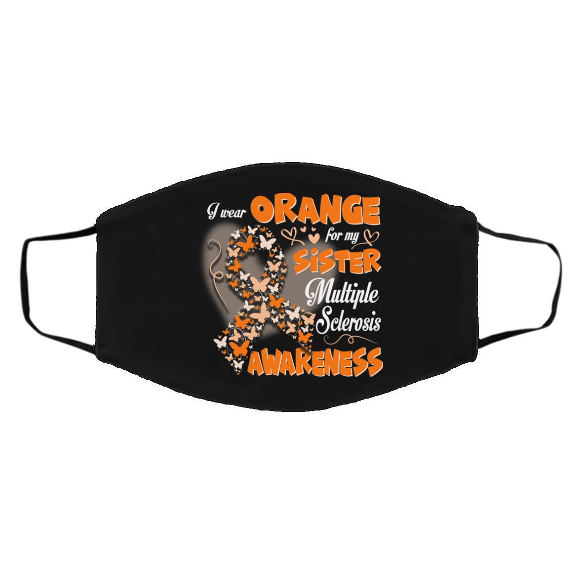 sister mask, Black, Cloth Face Cover – Medium/Large