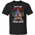 jesus shirt, Black, Unisex T-Shirt
