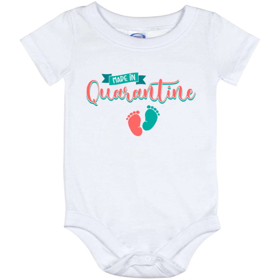 Made In Quarantine, White, Baby Onesie - 12 Month Made In Quarantine, White, Baby Onesie - 12 Month
