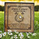 From Dad To My Shieldmaiden Daughter Always Remember You Are Braver Than You Believe Forever Love Heart Necklace