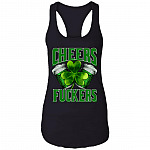 Irish Cheers Fuckers St Paddy's Day Tank Top Tee - St Patrick's Day Drinking Team Ladies Racerback Tank, Black, Ladies Racerback Tank Irish Cheers Fuckers St Paddy's Day Tank Top Tee - St Patrick's Day Drinking Team Ladies Racerback Tank, Black, Ladies Racerback Tank