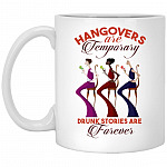 hangovers mug, White, 11 oz. White Mug