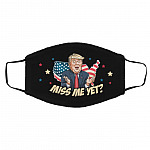 Miss Me Yet Funny Trump Mask, Black, Cloth Face Cover – Medium/Large Miss Me Yet Funny Trump Mask, Black, Cloth Face Cover – Medium/Large