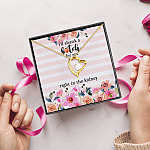 Best Friend I'd Shank A Bitch For You Right In The Kidney Bestie Forever Love Heart Pendant Necklace