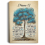 Personalized As We Grow Older Together Framed Canvas - As We Continue To Change With Age Unframed Poster, White, 0.75'' Framed Canvas