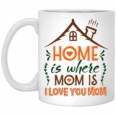 home mug, White, 11 oz. White Mug