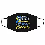 I Have a Home, Black, Cloth Face Cover – Medium/Large