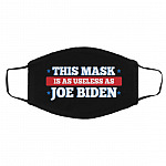 This Mask Is As Useless, Black, Cloth Face Cover – Medium/Large