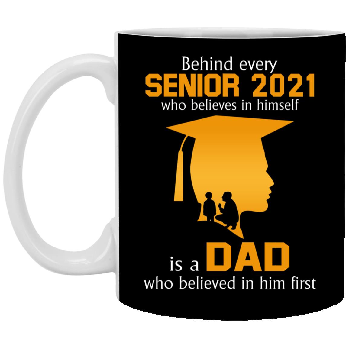 Dad Mug, Black, 11 oz. White Mug
