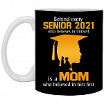 Mom Mug, Black, 11 oz. White Mug