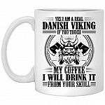 Viking Mug, White, 11 oz. White Mug