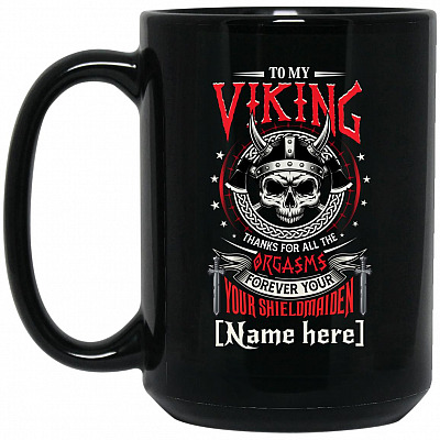 15 oz. Black Mug